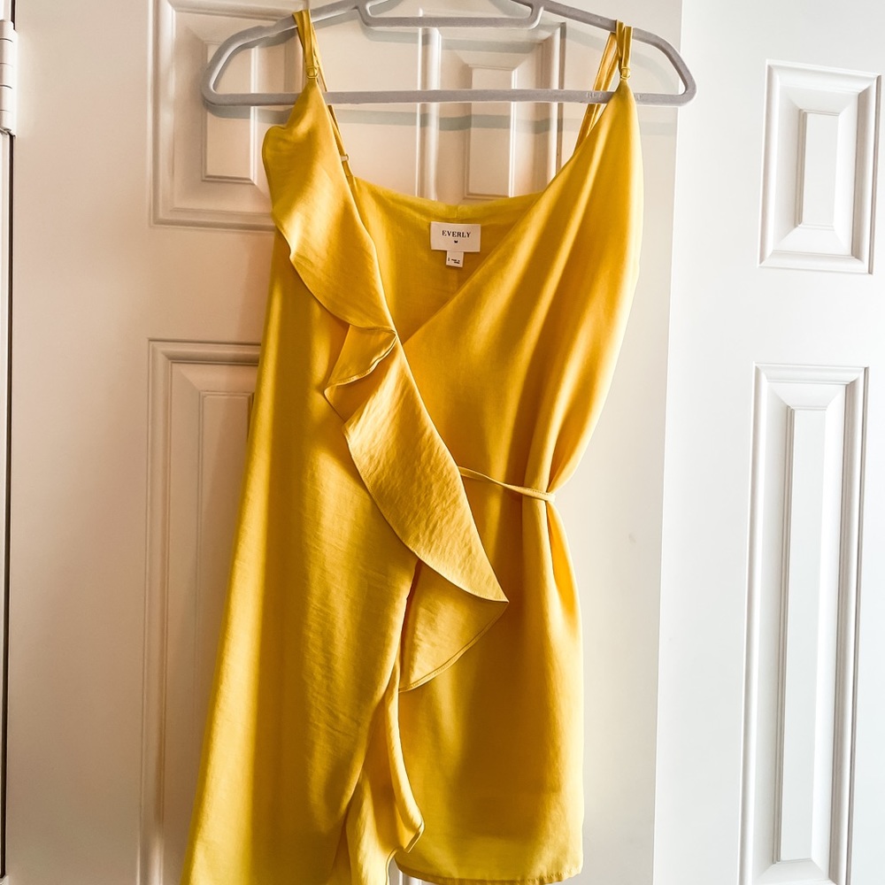 Ruffled Wrap Dress